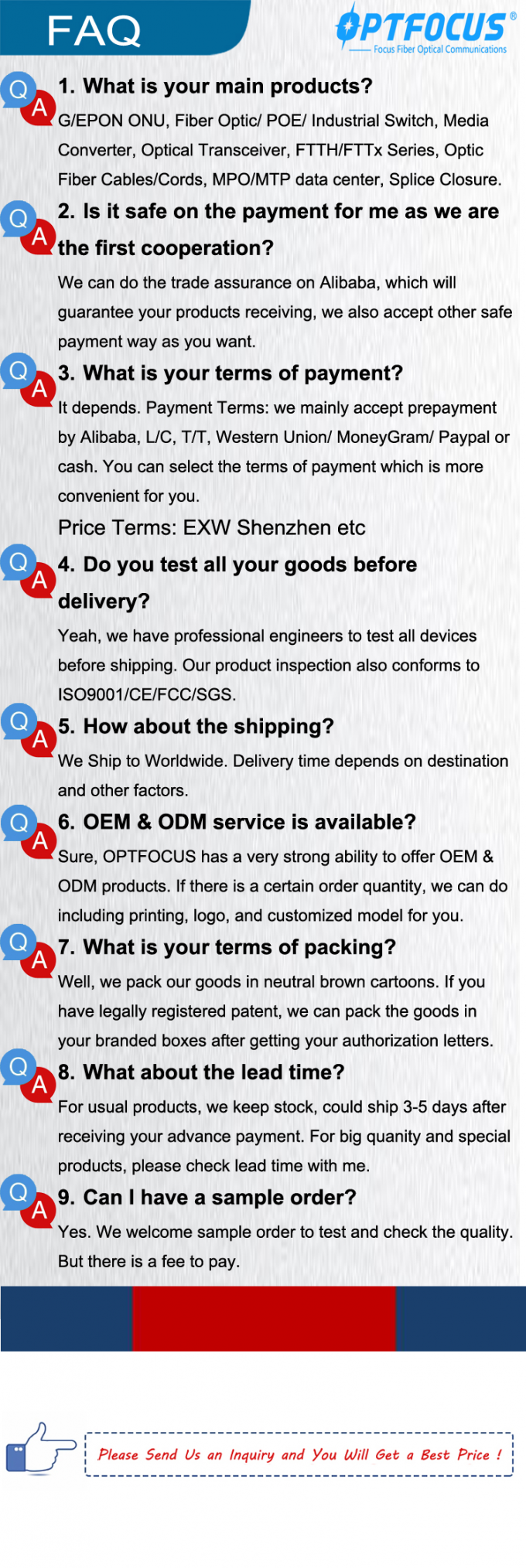 Optfocus FTTH Optical Line Terminal 4 PON 8 portów 4 porty 16 portów MA5608t OLT 7