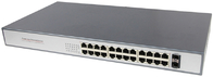 Factory OEM/ODM 24 Port Ethernet Fiber Switch 1000M 24 RJ45 Port Network Switch for Company Network