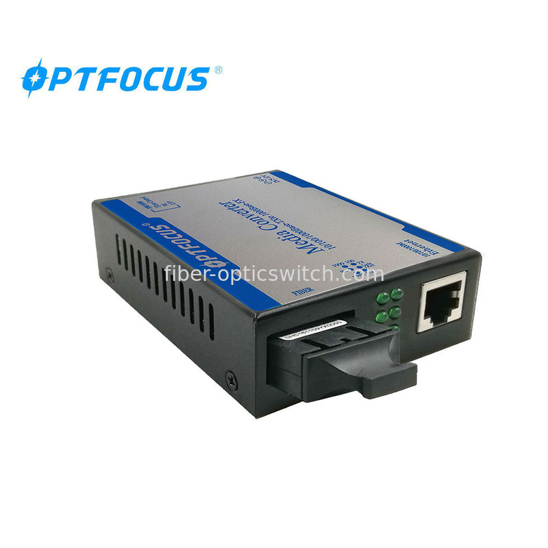 Fiber Optic Converters 10 / 100 / 1000 Base - Tx To 1000 Base 60Km 1310nm SM